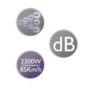 Remington Asciugacapelli 2300W - Leggero e Potente - Con Ioni per Capelli liberi dal crespo , ugello per lo styling, diffusore, 3 livelli di riscaldamento e 2 livelli di ventola, Pro Air-ShineD5215 - 3