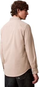 Calvin Klein Camicia Classica da Uomo LS Solid Oxford LV140EM125 Altre Camicie, Marrone (Marmo Antico), S, Marrone (Marmo Antico), S - 3