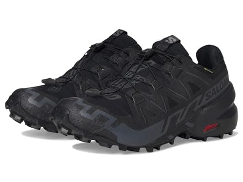 SALOMON Men's Speedcross 6 Sneaker, Black/Black/Phantom, 10 UK