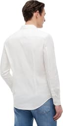 Tommy Jeans Herren Tjm Original Stretch Shirt Dm0dm04405 Langarmhemden Gewebte Oberteile, White (Classic White), M EU - 2