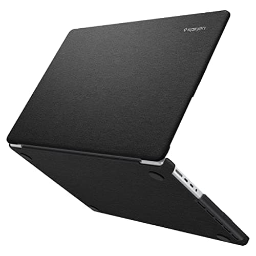 Spigen Cover Urban Fit Compatibile con MacBook Pro 16 pollici M4 Pro / M4 Max (2024) M3/M2/M1 Pro/Max (2023-2021), Custodia in Tessuto Anti-Impronta e Antigraffio - Nero
