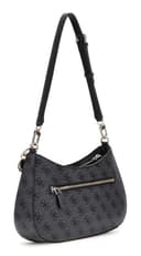 GUESS Noelle II Top Zipper Shoulder Bag Coal Logo - 2