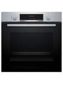 Bosch - Horno Multifunción con vapor, Serie 4, 60 cm. de ancho, Pirólis, 3D Hotair, Acero, HQA574ES3 - 1