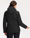 Pioneer Camp Giacca invernale da donna, 3 in 1, da snowboard, resistente alle cadute, altamente traspirante e traspirante, fodera in cotone, Nero , M - 4