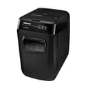 Fellowes distruggi documenti automatico a frammento 150C, 150 fogli, per piccolo ufficio, da 1 a 3 utenti, distruggidocumenti silenzioso con retromarcia automatica e modalità riposo, nero - 1