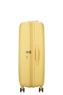 American Tourister Soundbox - Valigia Rigida Grande, 77 cm - Trolley con 4 ruote, Serratura TSA, Espandibile e Leggera, 97/110L, Giallo (Pastel Yellow) - 3