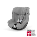 CYBEX Gold Kinder-Autositz Sirona G i-Size Plus, Ohne Base, Ab ca. 3 Monaten bis 4 Jahre, Max. 19 kg, 61 - 105 cm (Ab Geburt / 40 cm mit Neugeboreneneinlage), Stone Grey - 2