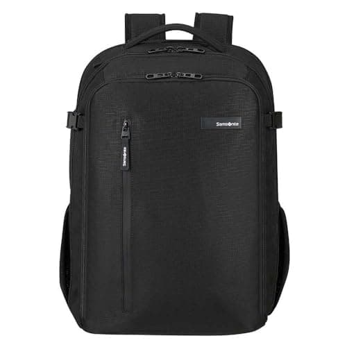 Samsonite Roader - Zaino espandibile per laptop da 17,3 pollici, 46 cm, 31,5/39,5 L, Nero (Deep Black)