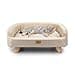 Ferplast Cuccia Cani e Gatti in Legno Certificato FSC® con Cuscino Morbido, Stile, Comfort e Durevolezza, 62 x 45 x h 26 cm. - 1