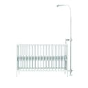 Motorola Nursery VM65X Connect - Halo Video Baby Monitor with Crib Holder - 5 inch Parent Unit and WiFi App - Flexible Magnetic Camera Mount, White - 7