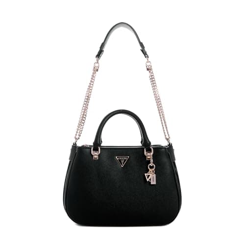 GUESS Fedora Shoulder Satchel Black