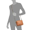 FIRENZE ARTEGIANI. Cleopatra Umhängetasche für Damen, echtes Leder, gepolstert, Umhängetasche für Damen, hergestellt in Italien, Vera Pelle Italiana, 19,5 x 8 x 15 cm, Leder, Utility - 4