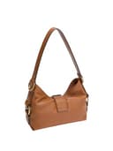 GUESS Schultertasche Camden Mini Shoulder Bag Cognac braun - 3