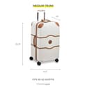 Delsey Chatelet air 2.0, Valigia bauletto rigida, 41,91 x 35,56 x 73,03 cm, Bianco (Angora) - 4