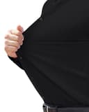 J.VER Black Shirts for Men Adult Dress Slim Fit Long Sleeve Stretch Non Iron Business Casual Wedding Fashion Formal Shirt M - 5