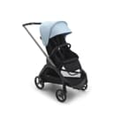 Bugaboo Dragonfly, Passeggino Leggero e Compatto per Bambini, Chiusura Facile a Una Mano in Tutte le Posizioni, Sospensioni Complete, Cesta Portaoggetti XL, Telaio Graphite e Cappottina Skyline Blue - 1