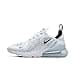 Nike Air Max 270 Scarpe da Ginnastica Femmina White/Black/White 37.5 - 1