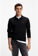 Boss Polo Passerby Slim Fit de algodón elástico con Logotipo, Negro1, M - 4