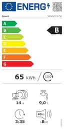 Bosch XXL Geschirrspüler Vollintegriert 60 cm, Serie 6, Made in Germany, Besteckschublade, Zeolith Trocknung, Extrem Leise, Max Flex Körbe, Smart Start, Extra Clean Zone, Time Light, SBV6ZCX25E - 23