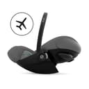 CYBEX Gold Seggiolino Auto Cloud G i-Size Plus, Incluso Riduttore per Neonati, Dalla Nascita fino a circa 24 Mesi, Per Bambini da 40 fino a 87 cm, Max. 13 kg, Lava Grey - 11