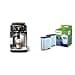 Cafetera totalmente automática Philips 5400 series EP5447/90, 12 especialidades de café, negro mate/cromo arena y filtro de agua Philips Kalk CA6903/22 Aqua Clean, paquete doble, plástico - 1