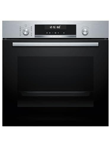 Bosch - Horno Multifunción Pirolítico, Serie 6, 60 cm. de ancho, AirFry, 3D Hotair, Acero, HBG578ES3