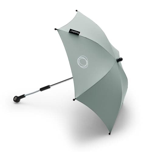 Bugaboo Parasol +, Compatible with All Bugaboo Models, with UPF 50+ Protection Against UV Rays, Large Shade Area, One-Click Connection & Easily Adjustable Mechanism, Pine Green