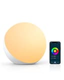 Hifree Smart Table Lamp, Dimmable Desk Lamp with App/Voice Control, LED RGB Color Changing Touch Lamp, Night Lamp for Bedroom Compatible with Alexa and Google Home No Battery Included - 8