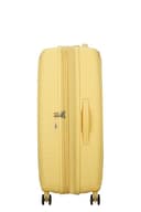 American Tourister Soundbox - Valigia Rigida Grande, 77 cm - Trolley con 4 ruote, Serratura TSA, Espandibile e Leggera, 97/110L, Giallo (Pastel Yellow) - 10