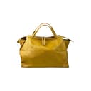 Cheval Firenze Algedi Handtasche, echtes Leder, hergestellt in Italien, gelb - 1