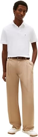 Tommy Hilfiger Maglietta Polo Maniche Corte Uomo 1985 Regular Fit, Bianco (White), L - 5