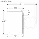 Bosch WGG244F40, Serie 6, Waschmaschine 9 kg, 1400 UpM, i-DOS, Fleckenautomatik, Iron Assist für weniger Falten, Speed Perfect, Nachlegefunktion, Active Water Plus, Hygienische Wäsche, AquaStop - 13