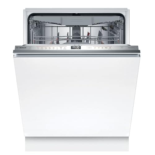 Bosch SBD6ECX12E, Series 6, Fully Integrated Smart Dishwasher 24", G1 Dishwasher G1, Cutlery Drawer, Made in Germany, Extra Silent Cleaning, Strong Cleaning, Extra Cleaning, Extra