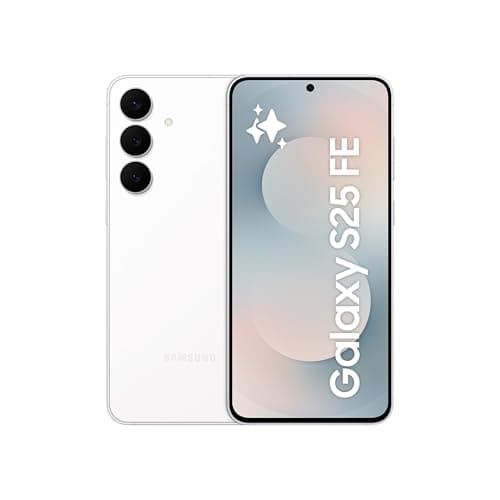 Samsung Galaxy S25 FE 256GB White AI Smartphone without Contract, AI Mobile Phone with Android 15, 8 GB RAM, 256 GB Memory without Simlock (White)