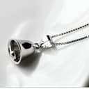 KUTCEK Collar de plata 925 con colgante de campana para mujer, cadena de clavícula, diseño minimalista, regalo para su delicada elegancia - 3