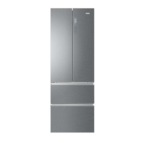 Haier Frigorifero French Door, Capacità totale 479 LT, 339 LT Frigo, 140 LT Congelatore, 70 cm di larghezza, Zona di umidità, Tecnologia Total No Frost, HB20FPAAA [Classe energetica E]