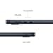 Apple Portatile MacBook Air 15'' con chip M4 (2025): progettato per Apple Intelligence, display Liquid Retina da 15,3'', 16GB di memoria unificata, 256GB di archiviazione SSD, Touch ID; Mezzanotte - 5