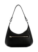 GUESS Mimina Top Zip Shoulder Bag, Borsa a Tracolla Donna, Nero, Taglia Unica - 2