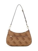 GUESS Noelle II Top Zip Shoulder Bag Latte Logo - 2