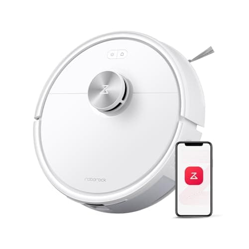 roborock Q7 M5 Robot Vacuum,10,000Pa HyperForce Suction, Dual Anti-Tangle System, PreciSense LiDAR Navigation, APP-Controlled Mopping, Robot Vacuum and Mop, Ideal for Pet Hair, White