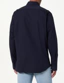 Calvin Klein Camisas de Vestir Delgadas ESNTL Poplin Nos STR SLD para Hombre, Azul (Cielo Nocturno), Talla M - 4