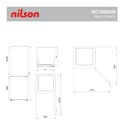 Nilson Frigorífico Combi 2 Puertas Blanco NC185500E. Capacidad 262 Litros, Puerta Reversible, Bajo Nivel Sonoro, Eficiencia Energética Clase E - 7