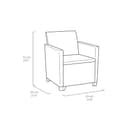 Keter Marie Outdoor Lounge Set | 2 Sofas + Vigo Storage Table + Cushions | Rattan-Effect Finish | Weatherproof Resin | 15-Min Easy Assembly | 3-Year Guarantee - 9