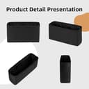 DGAZ Organizador Bolsos de Seda, Organizador Bolsa Interior Ligera para Gucci Marmont 16/22/26/31, Inserto de Bolsa para Bolso (Noir, Marmont 26) - 7