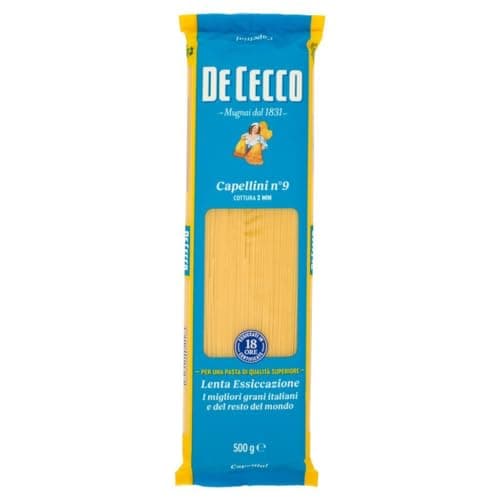 5X DE CECCO CAPELLINI (5 Packs of 500 g) 2.5 kg