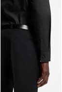 HUGO Herren C-jenno Freizeithemd, Black001, 43 EU - 6