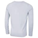 Calvin Klein Herren Baumwolle Sweater - Light Blau Marl - M - 4
