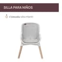 Chicco Zest Plus Trona evolutiva para niños de 6 meses a 40 kg, plegable y con asiento lavable, con acolchado incluido, cinturón de 5 puntos y bandeja extraíble, ligera y compacta - 6