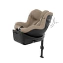 CYBEX Gold Kinder-Autositz Sirona G i-Size Plus, Ohne Base, Ab ca. 3 Monaten bis 4 Jahre, Max. 19 kg, 61 - 105 cm (Ab Geburt / 40 cm mit Neugeboreneneinlage), Almond Beige - 9