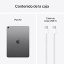 Apple iPad Air de 11 Pulgada con Chip M3 diseñado para Apple Intelligence, Pantalla Liquid Retina, 128 GB, cámara Frontal/Trasera de 12 Mpx, Wi-Fi 6E, Touch ID — Gris Espacial - 6